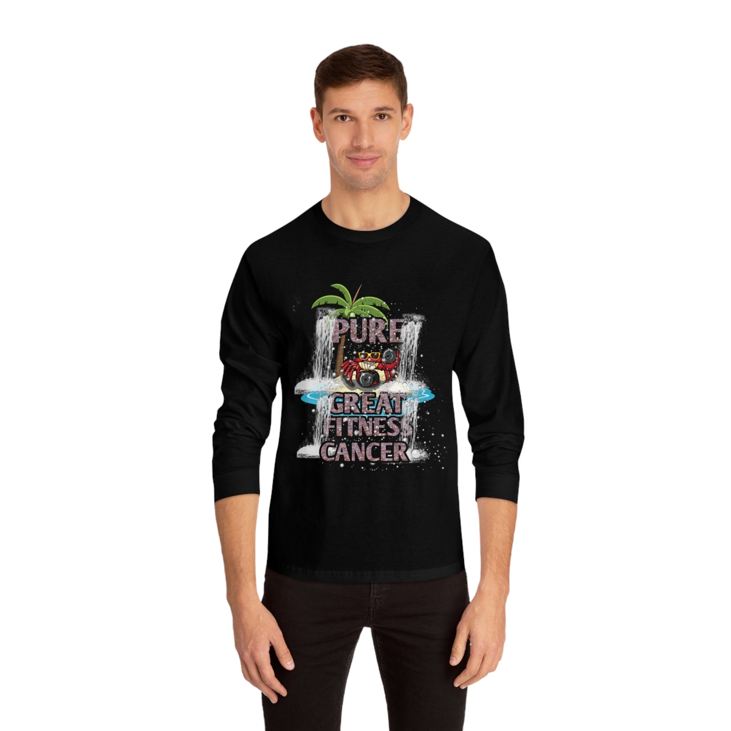 Unisex Classic Long Sleeve T-Shirt Male Cancer