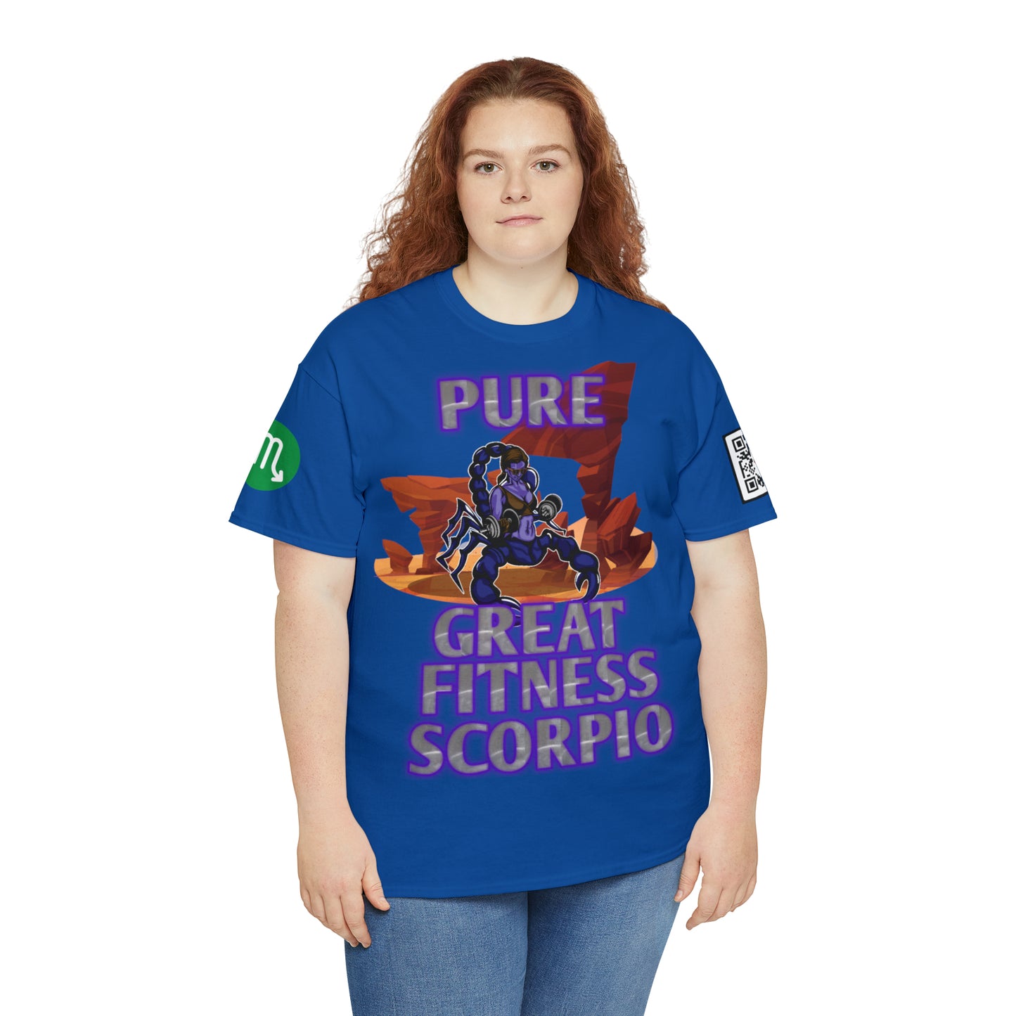 Unisex Heavy Cotton Tee Female Scorpio