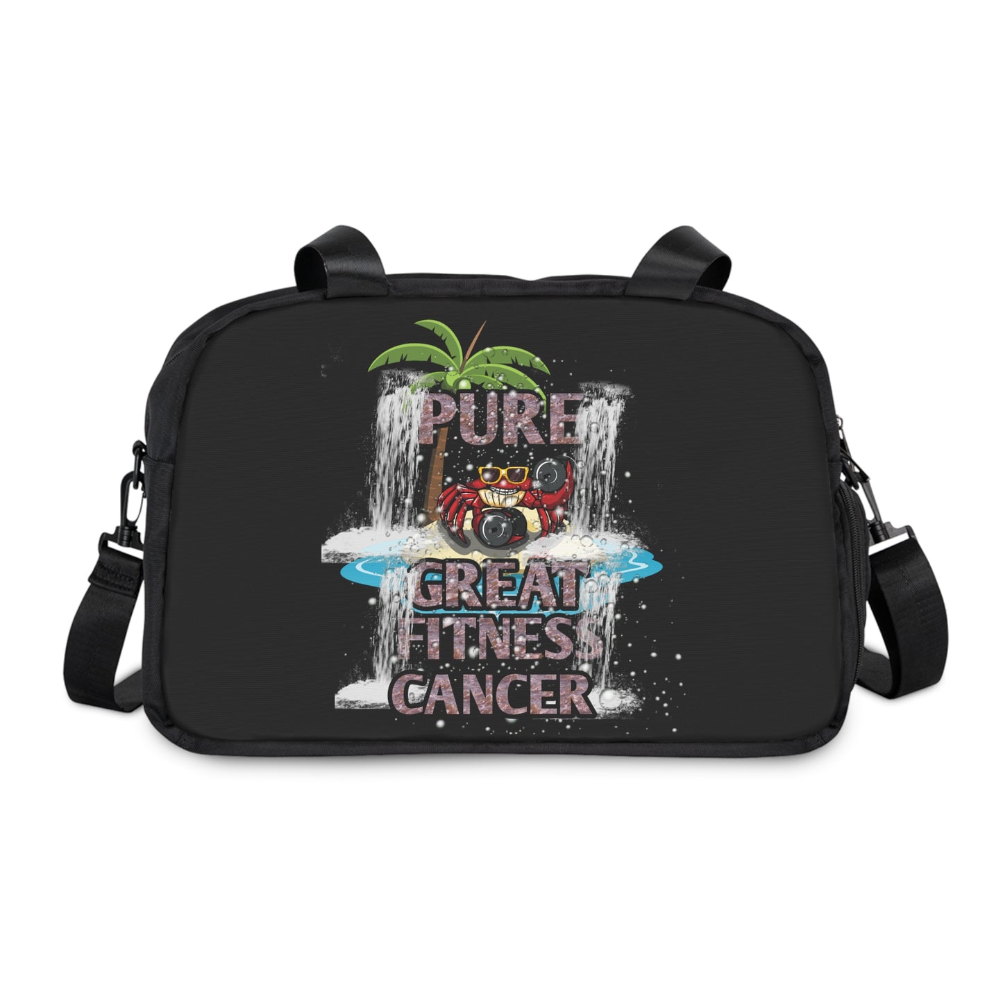 Fitness Handbag Black Cancer