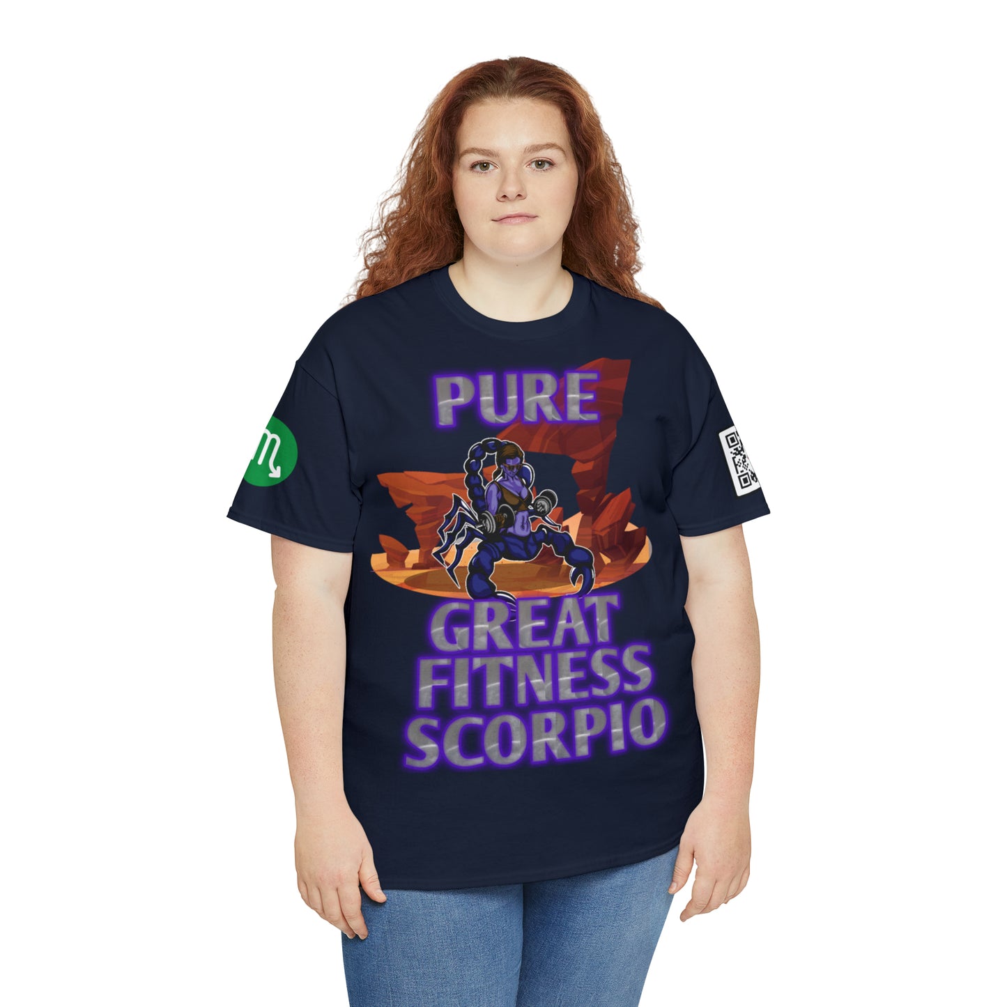 Unisex Heavy Cotton Tee Female Scorpio