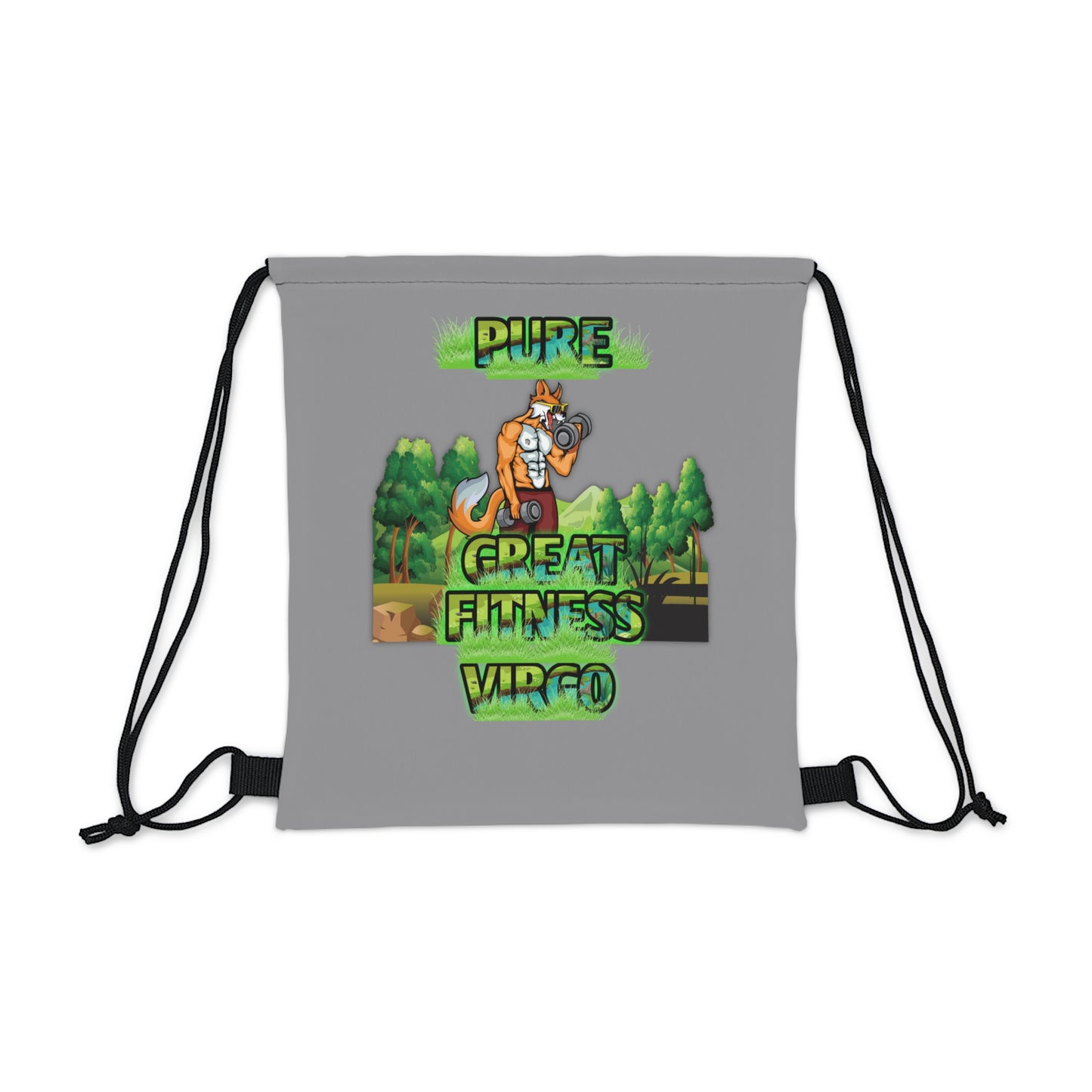 Outdoor Drawstring Bag Grey Male Virgo