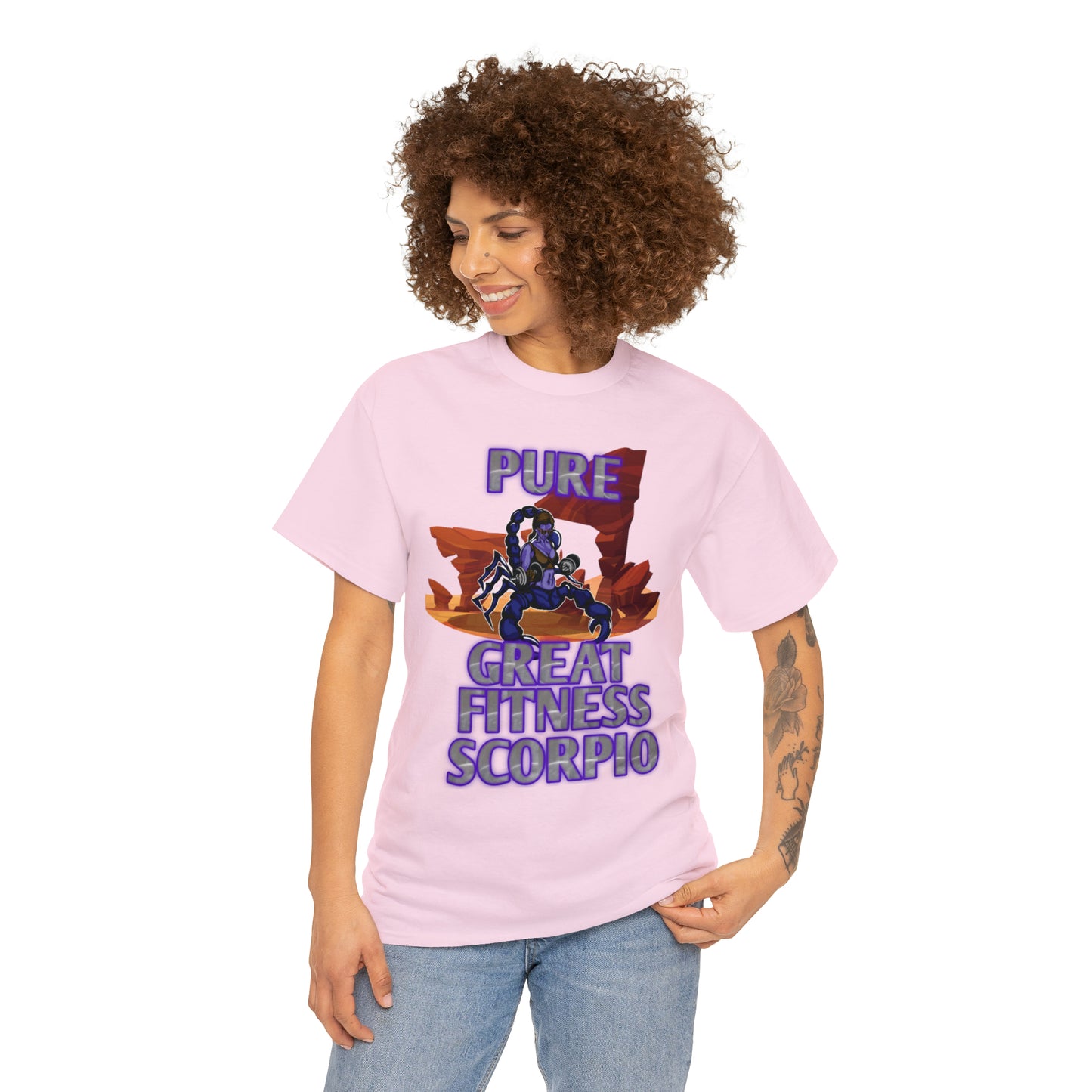 Unisex Heavy Cotton Tee Female Scorpio