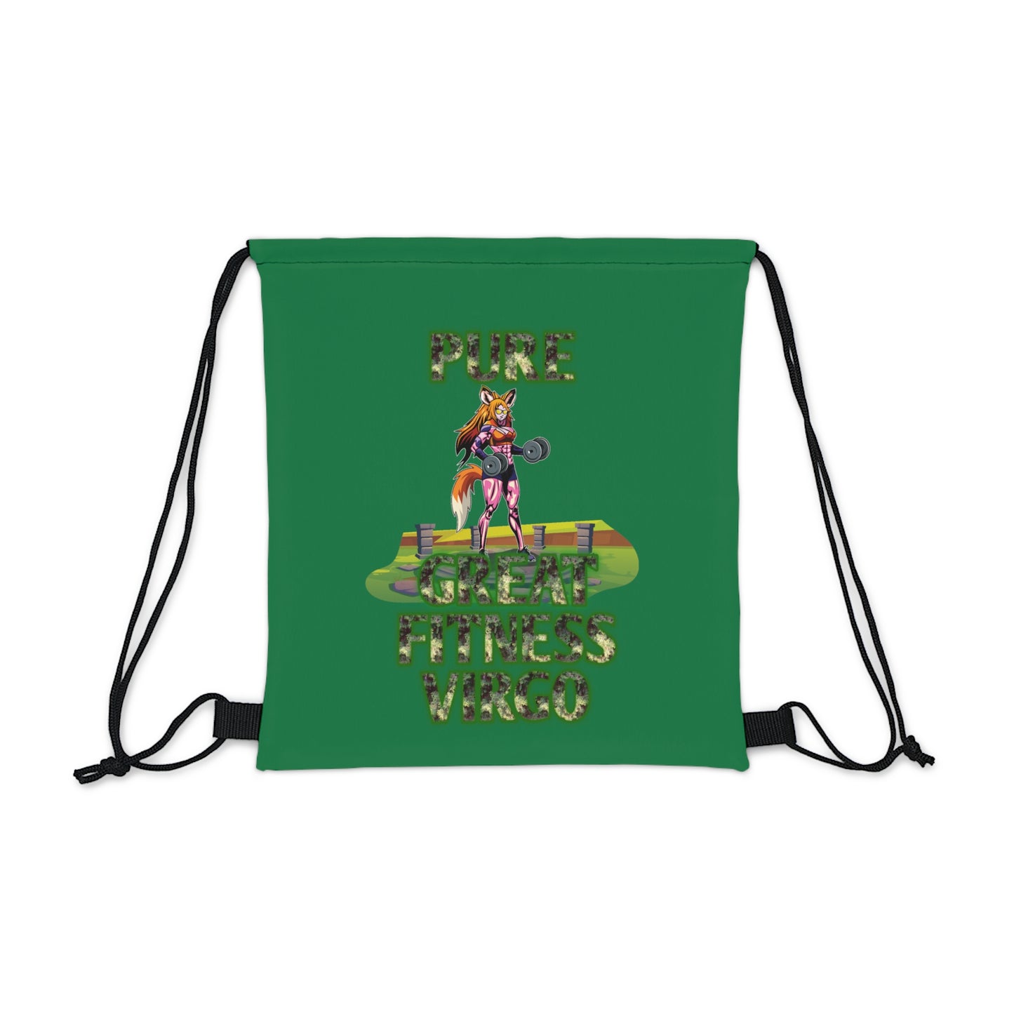 Outdoor Drawstring Bag Green Female Virgo