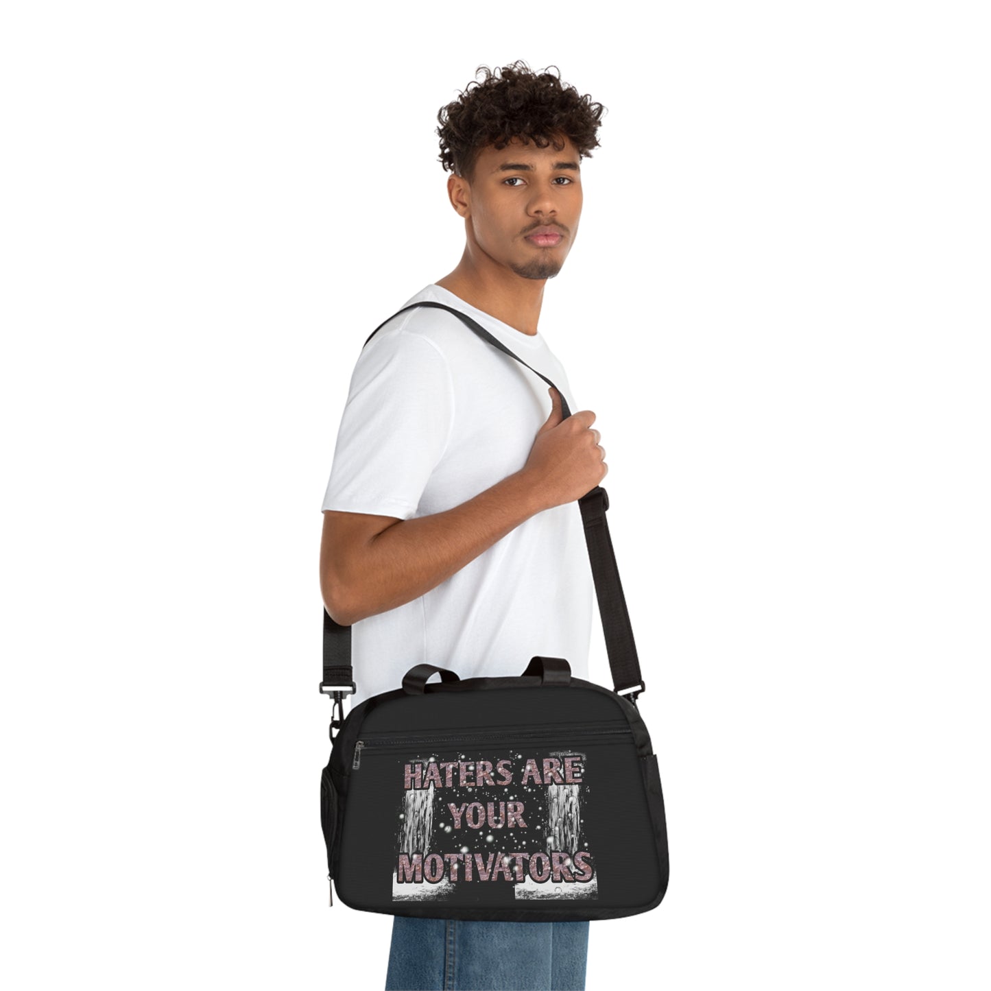 Fitness Handbag Black Cancer