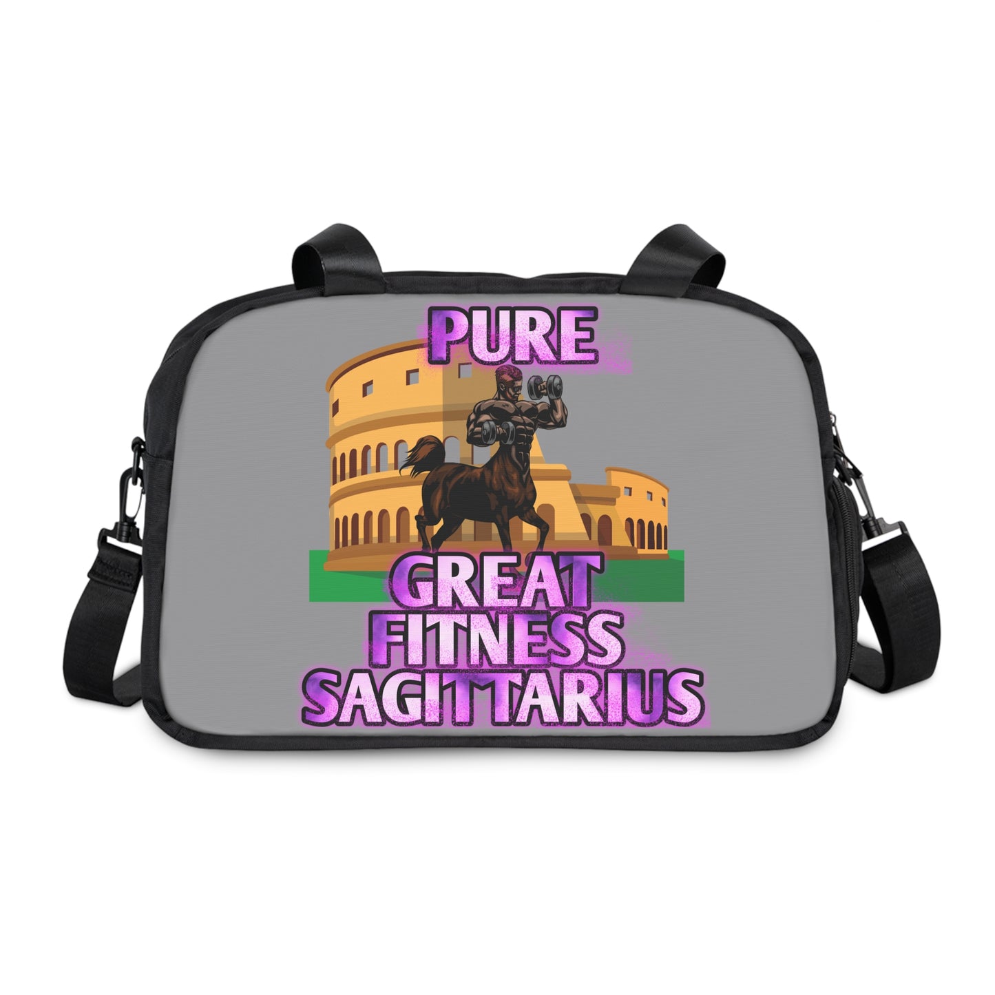 Fitness Handbag Grey Male Sagittarius