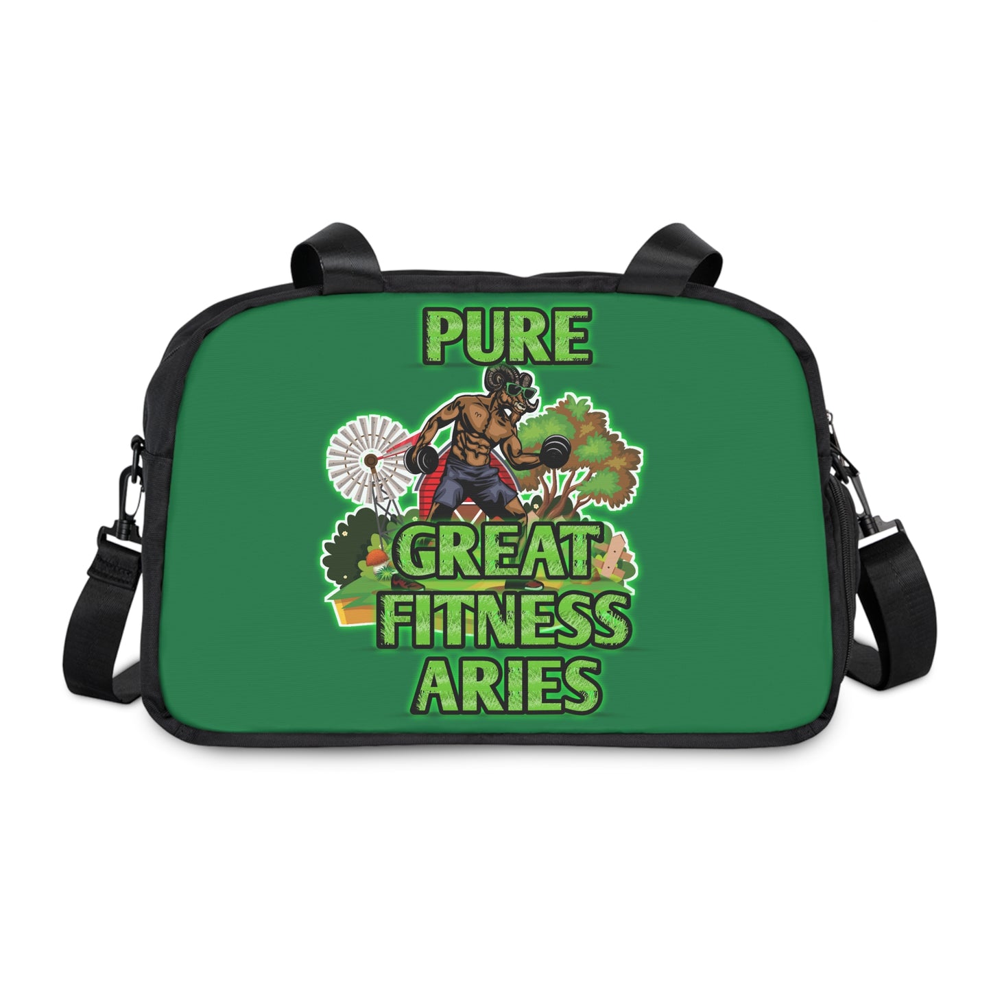 Fitness Handbag Green Male Aries