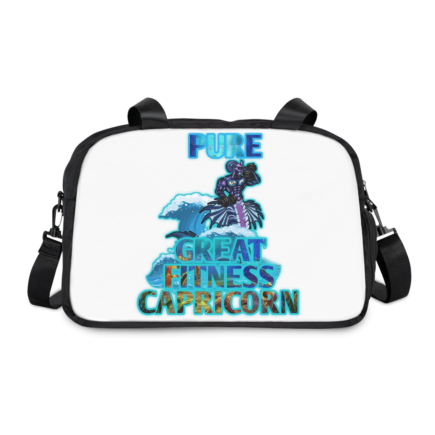 Fitness Handbag White Capricorn