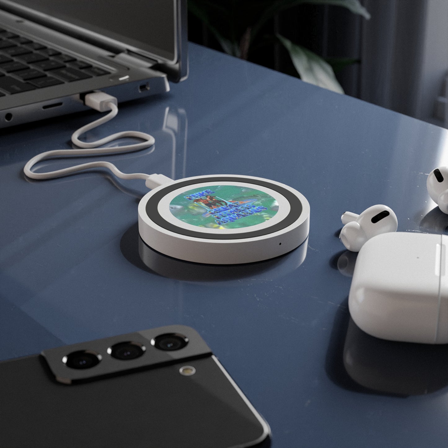 Quake Wireless Charging Pad Aquarius