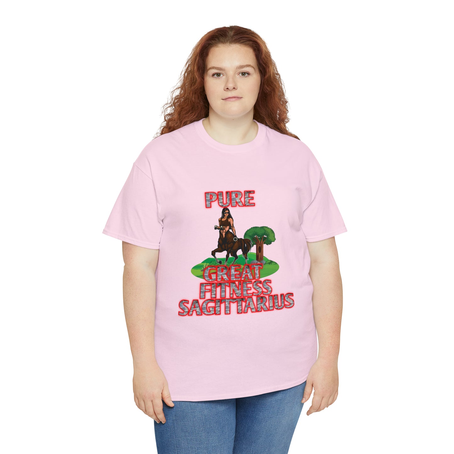 Unisex Heavy Cotton Tee Female Sagittarius