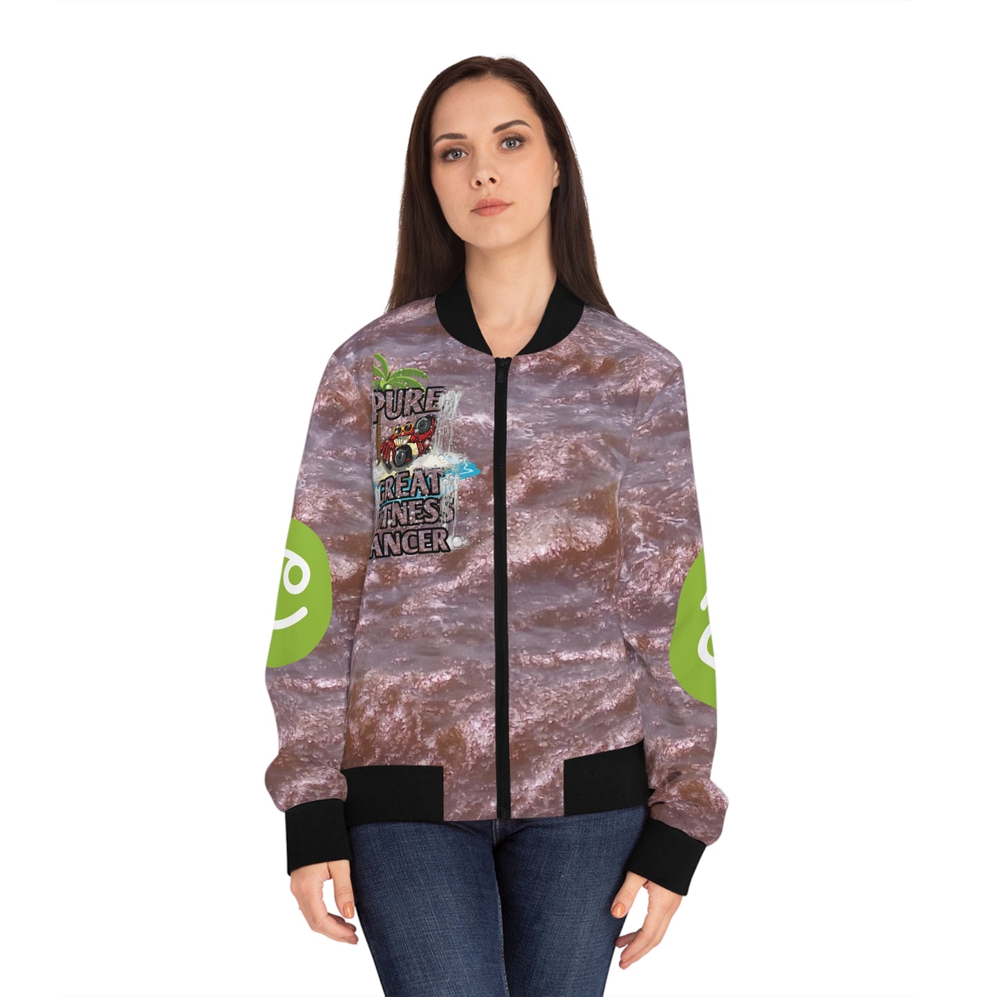 Women's Bomber Jacket Cancer