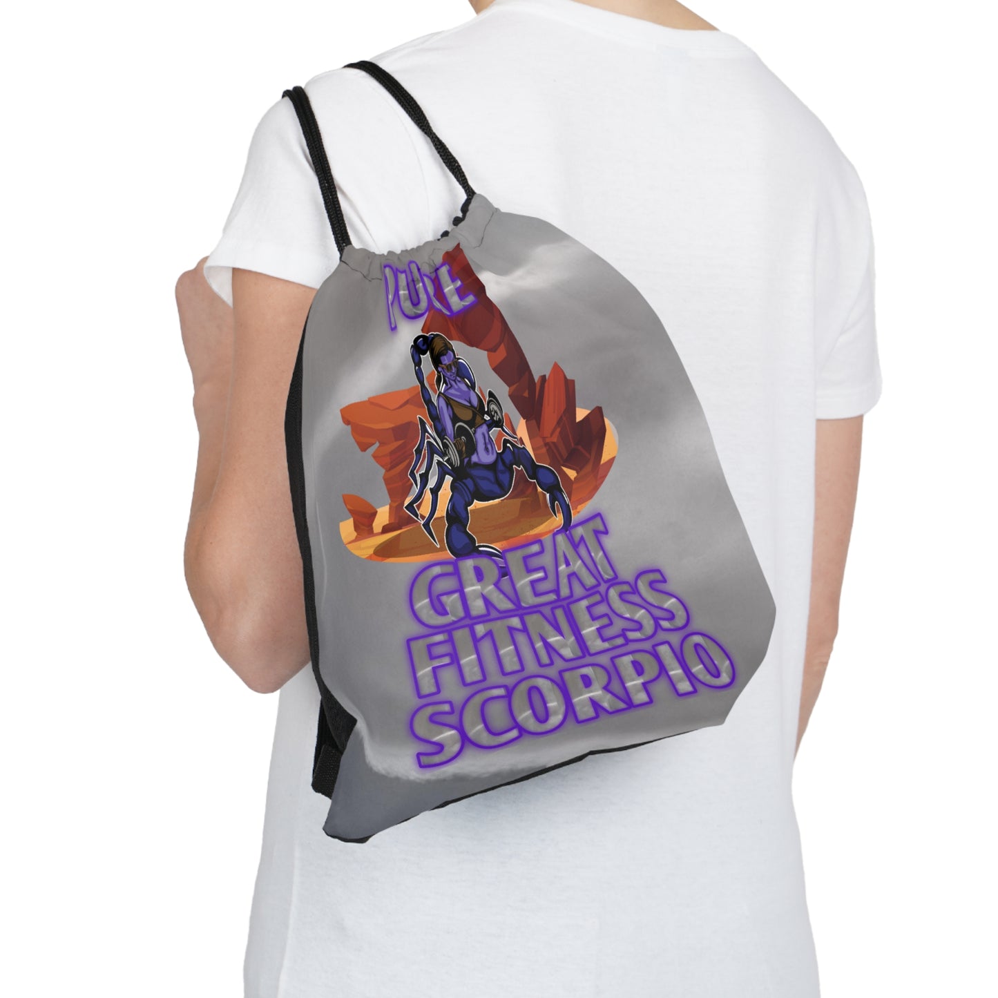 Outdoor Drawstring Bag Female Scorpio