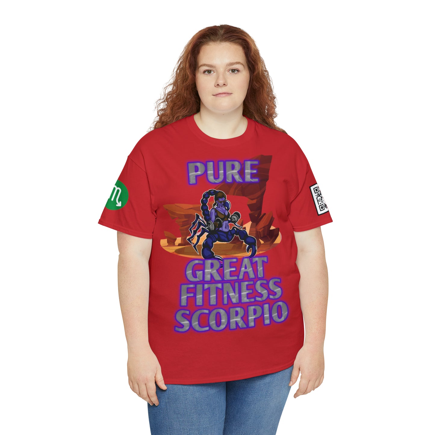 Unisex Heavy Cotton Tee Female Scorpio