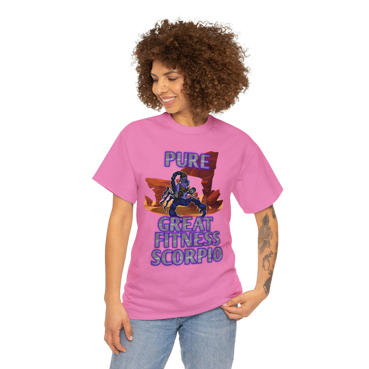 Unisex Heavy Cotton Tee Female Scorpio