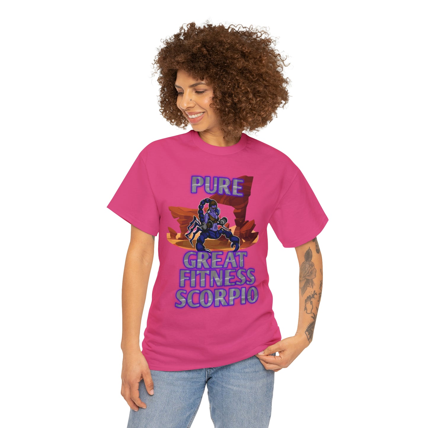 Unisex Heavy Cotton Tee Female Scorpio