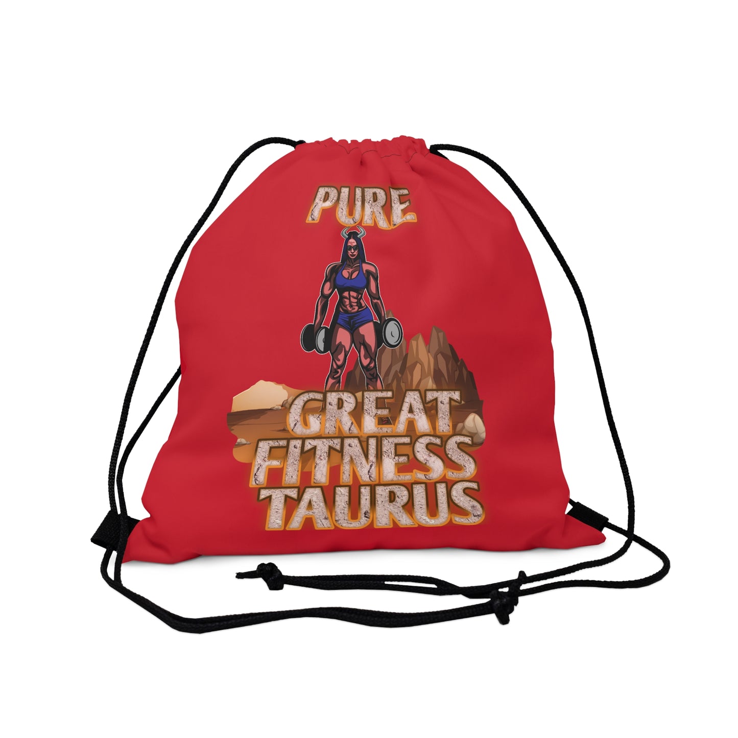 Outdoor Drawstring Bag Red Female Taurus