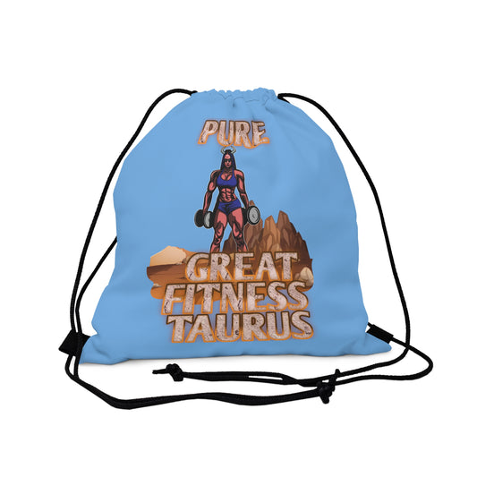 Outdoor Drawstring Bag Blue Female Taurus