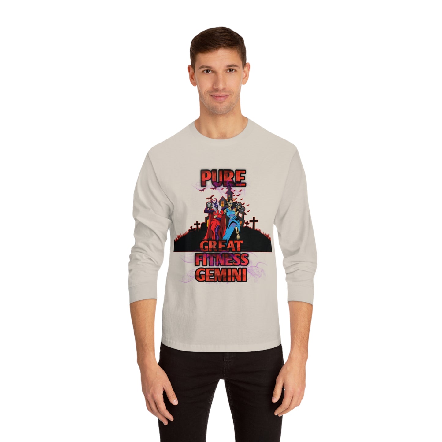 Unisex Classic Long Sleeve T-Shirt Male Gemini