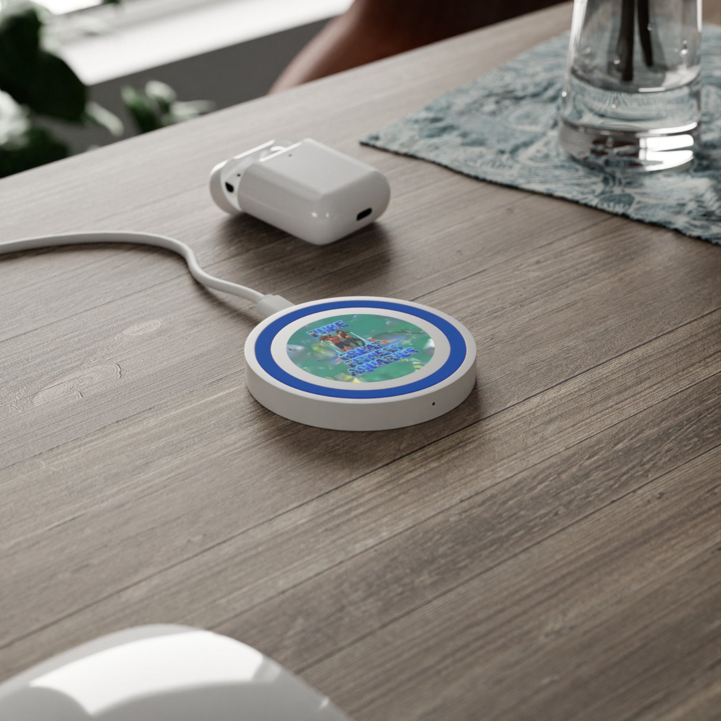 Quake Wireless Charging Pad Aquarius