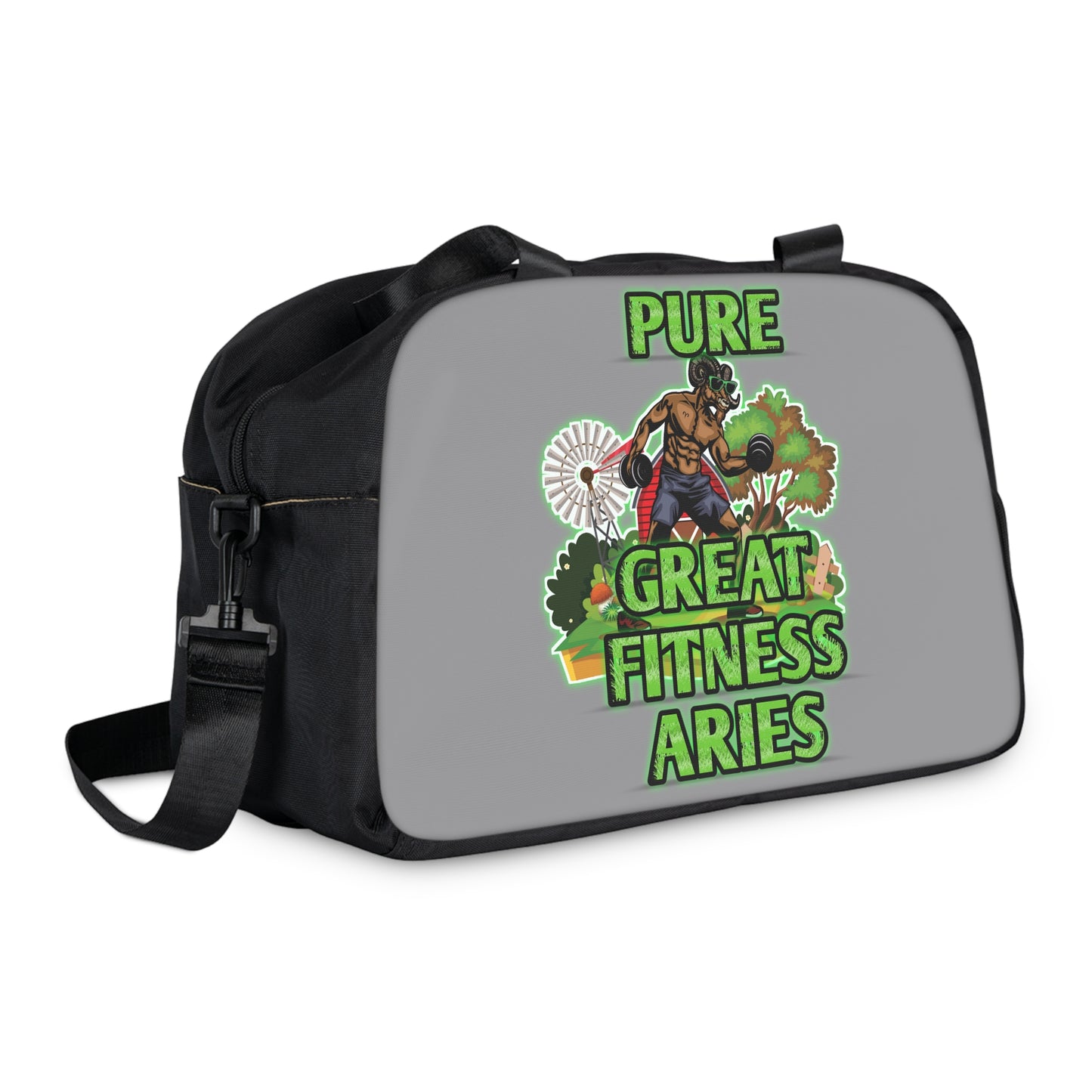 Fitness Handbag Grey Male Aries