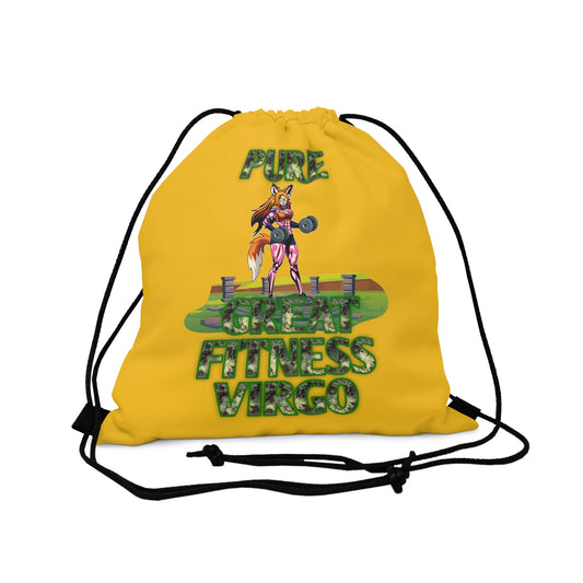 Outdoor Drawstring Bag Yellow Female Virgo