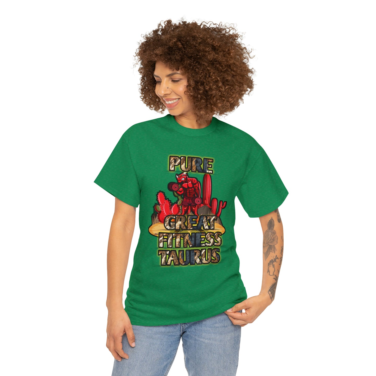 Unisex Heavy Cotton Tee Male Taurus