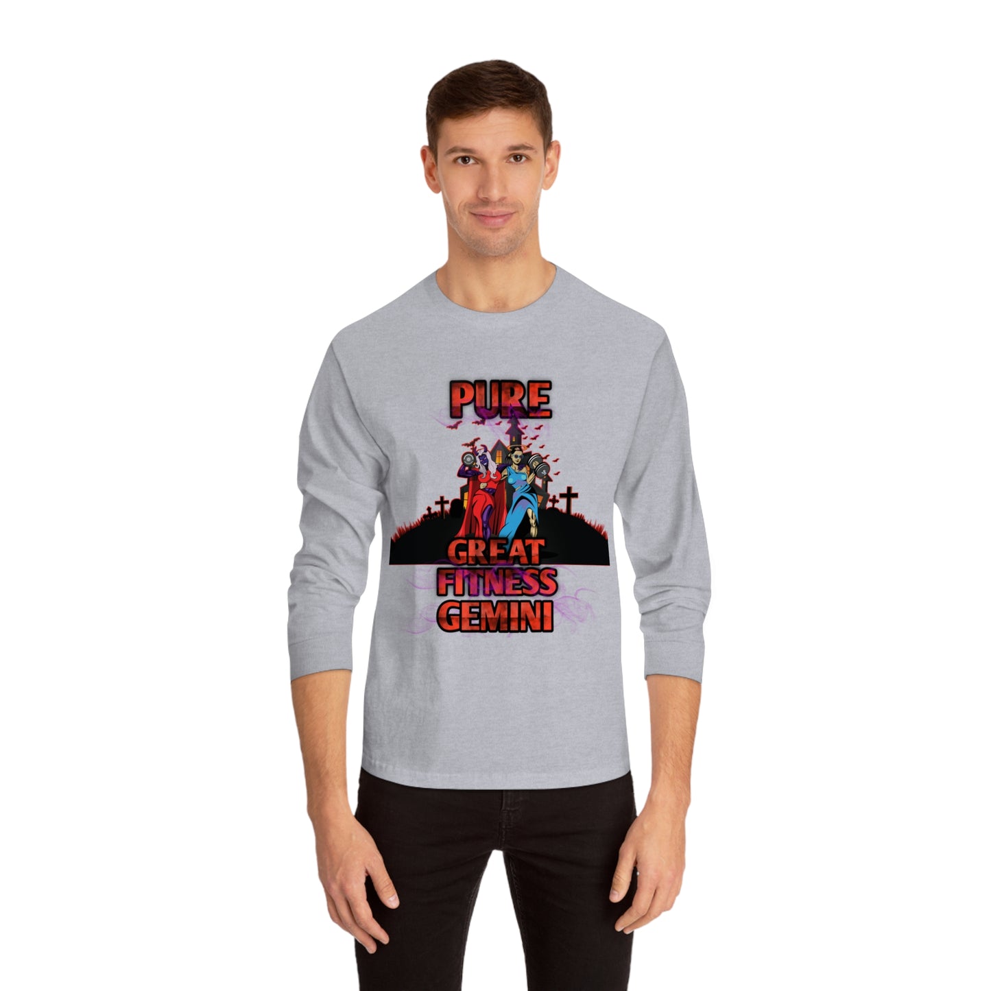 Unisex Classic Long Sleeve T-Shirt Male Gemini