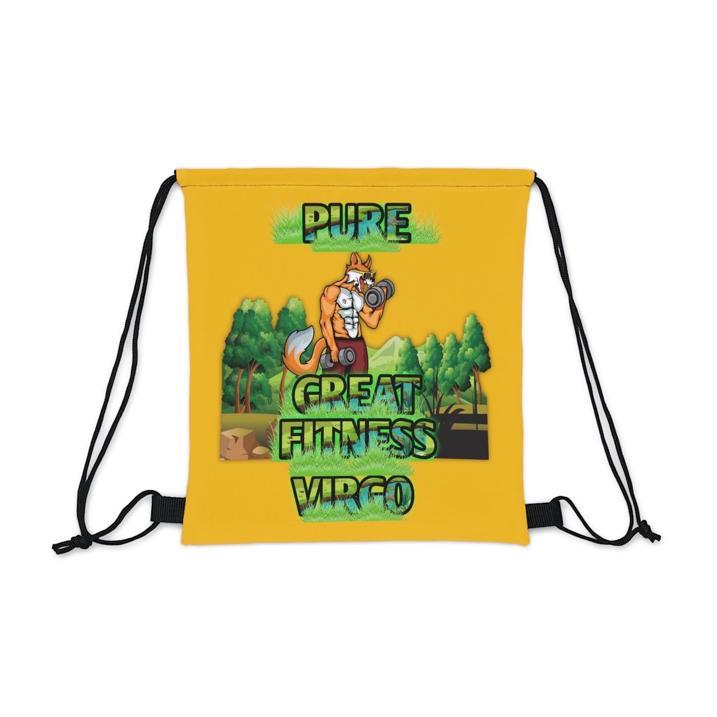 Outdoor Drawstring Bag Yellow Male Virgo