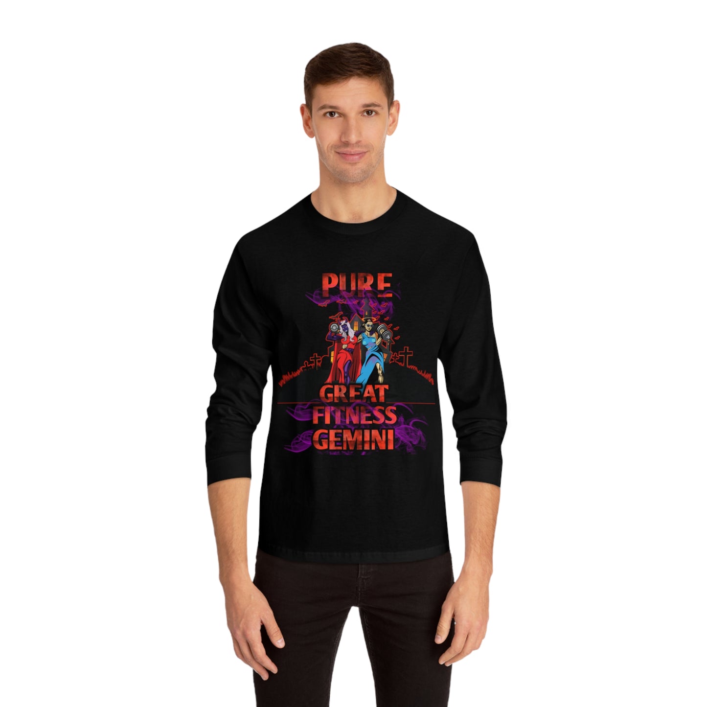 Unisex Classic Long Sleeve T-Shirt Male Gemini