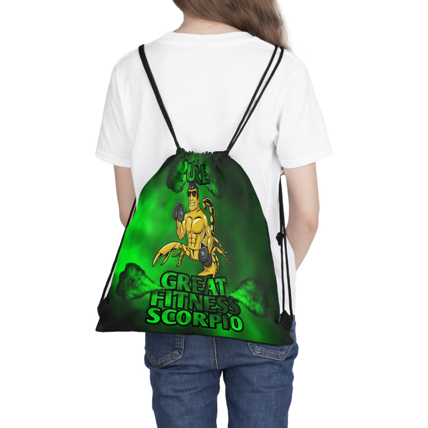 Outdoor Drawstring Bag Male Scorpio