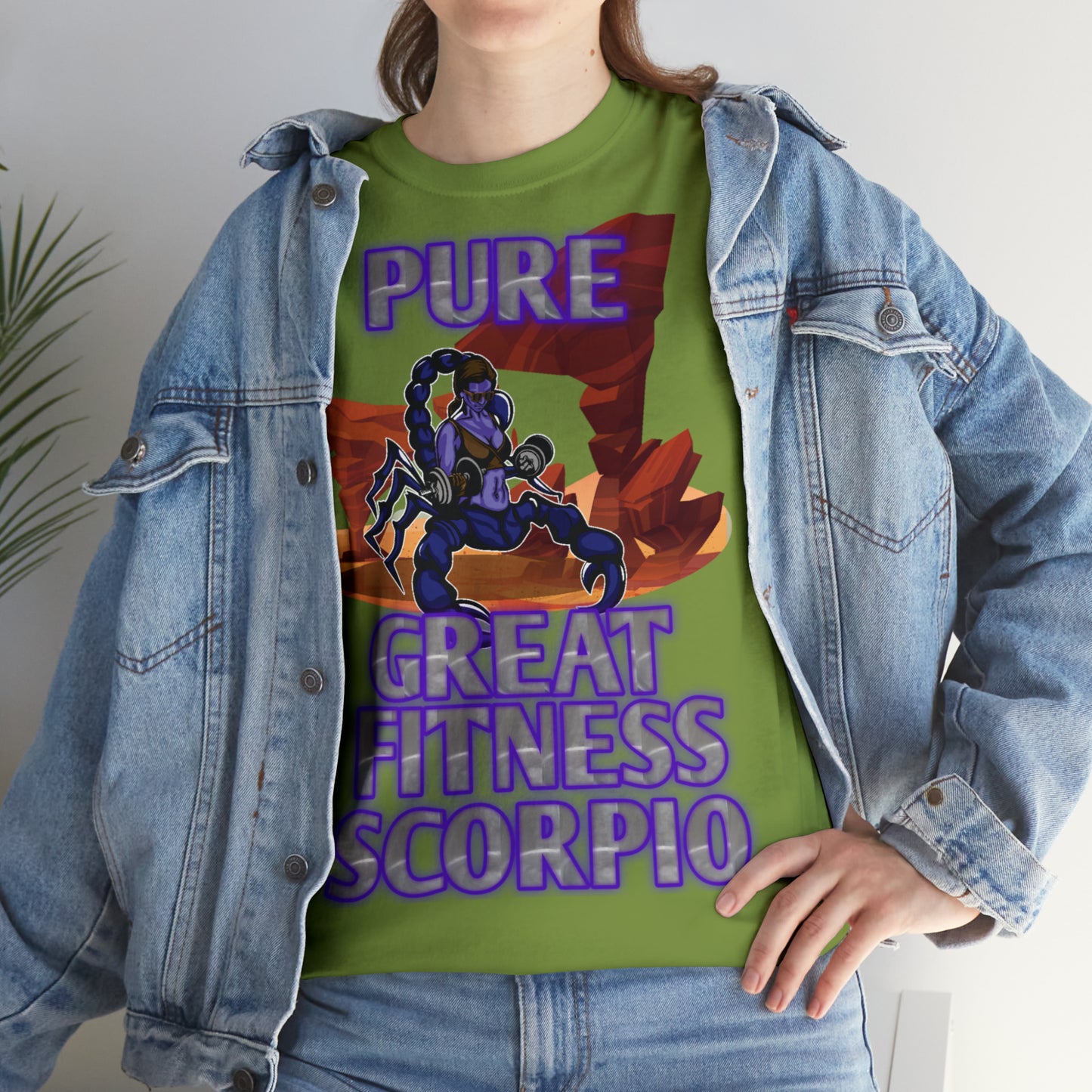 Unisex Heavy Cotton Tee Female Scorpio