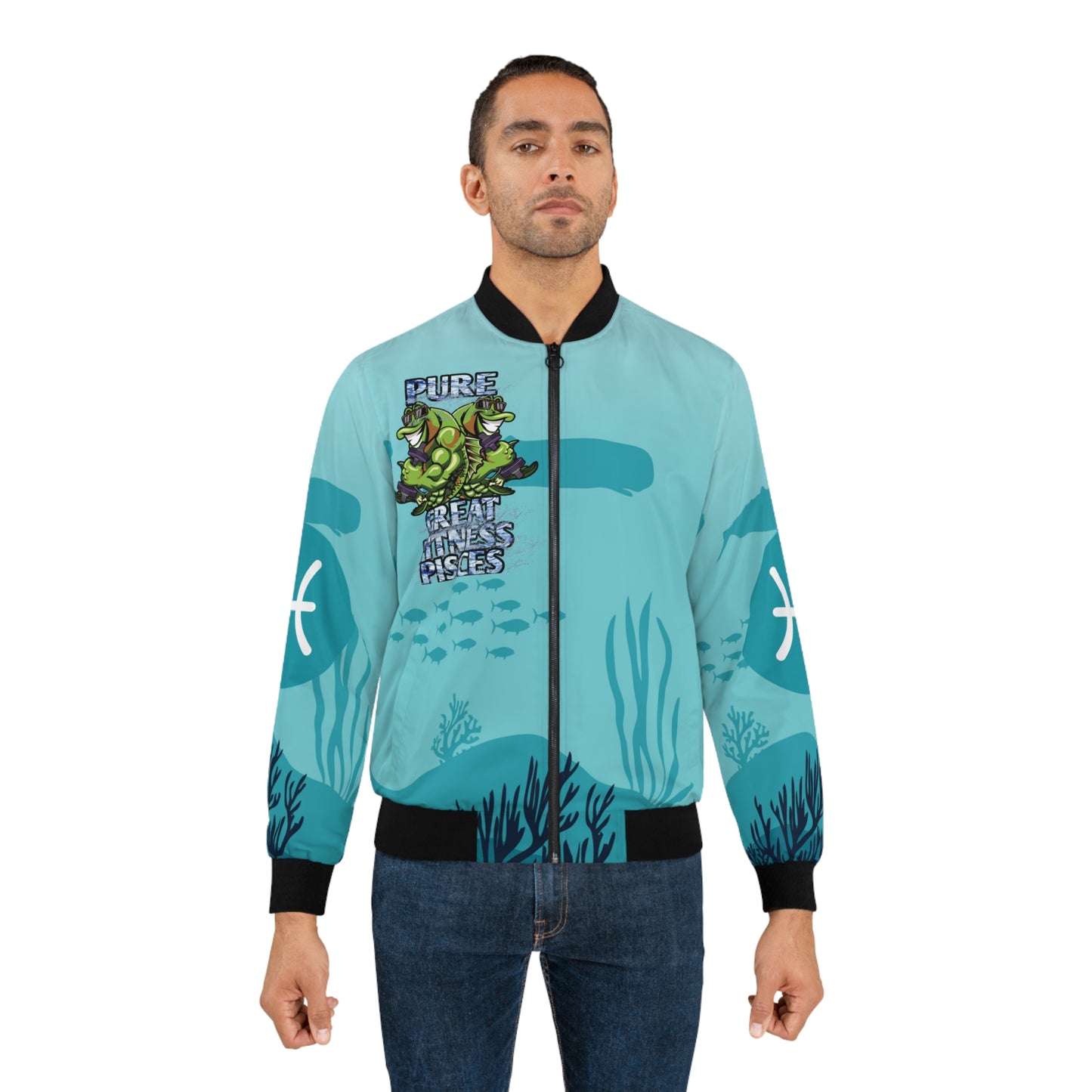 Men's Bomber Jacket Pisces