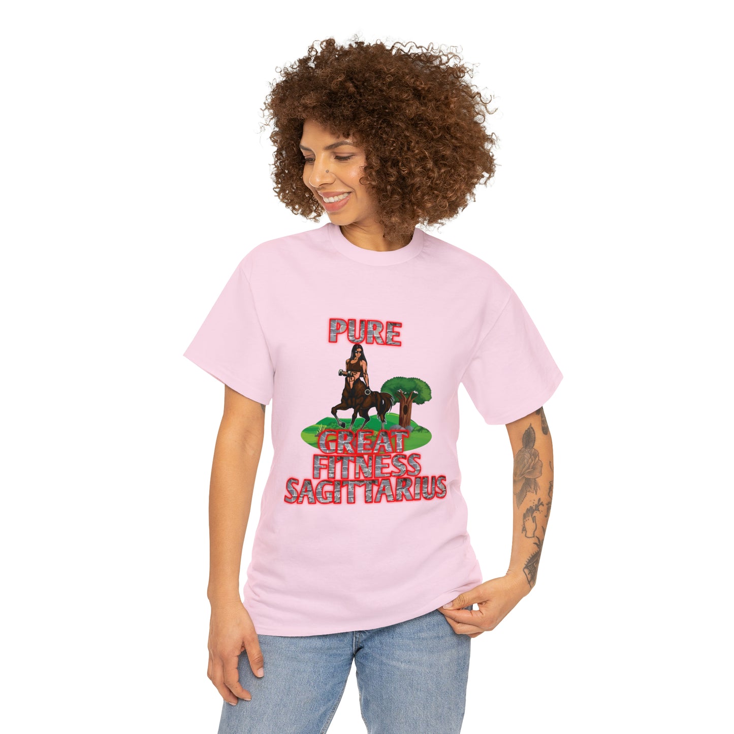 Unisex Heavy Cotton Tee Female Sagittarius