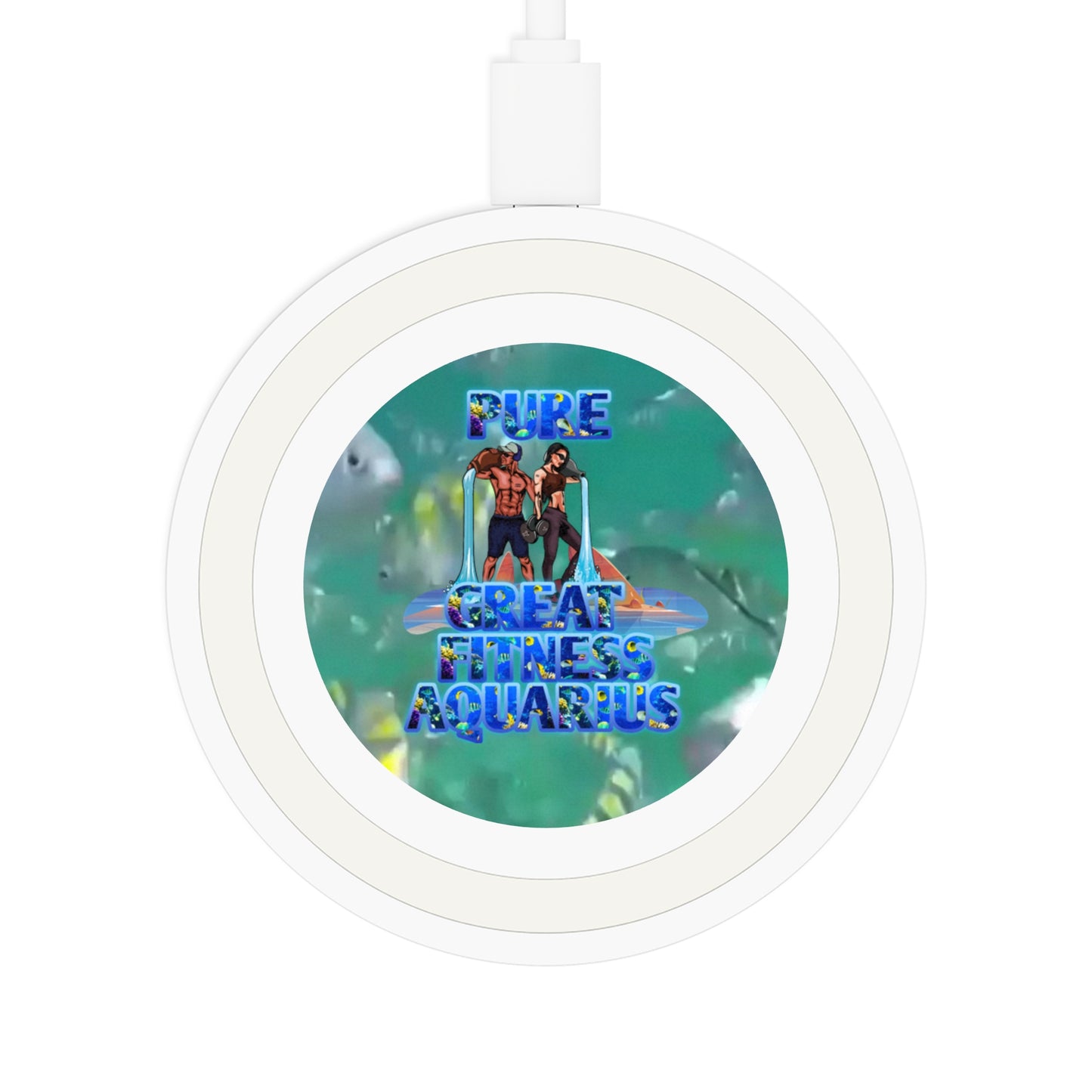 Quake Wireless Charging Pad Aquarius