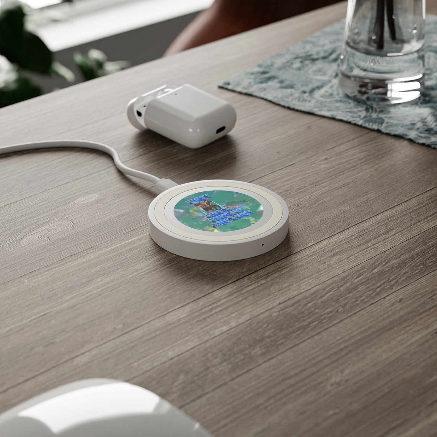 Quake Wireless Charging Pad Aquarius