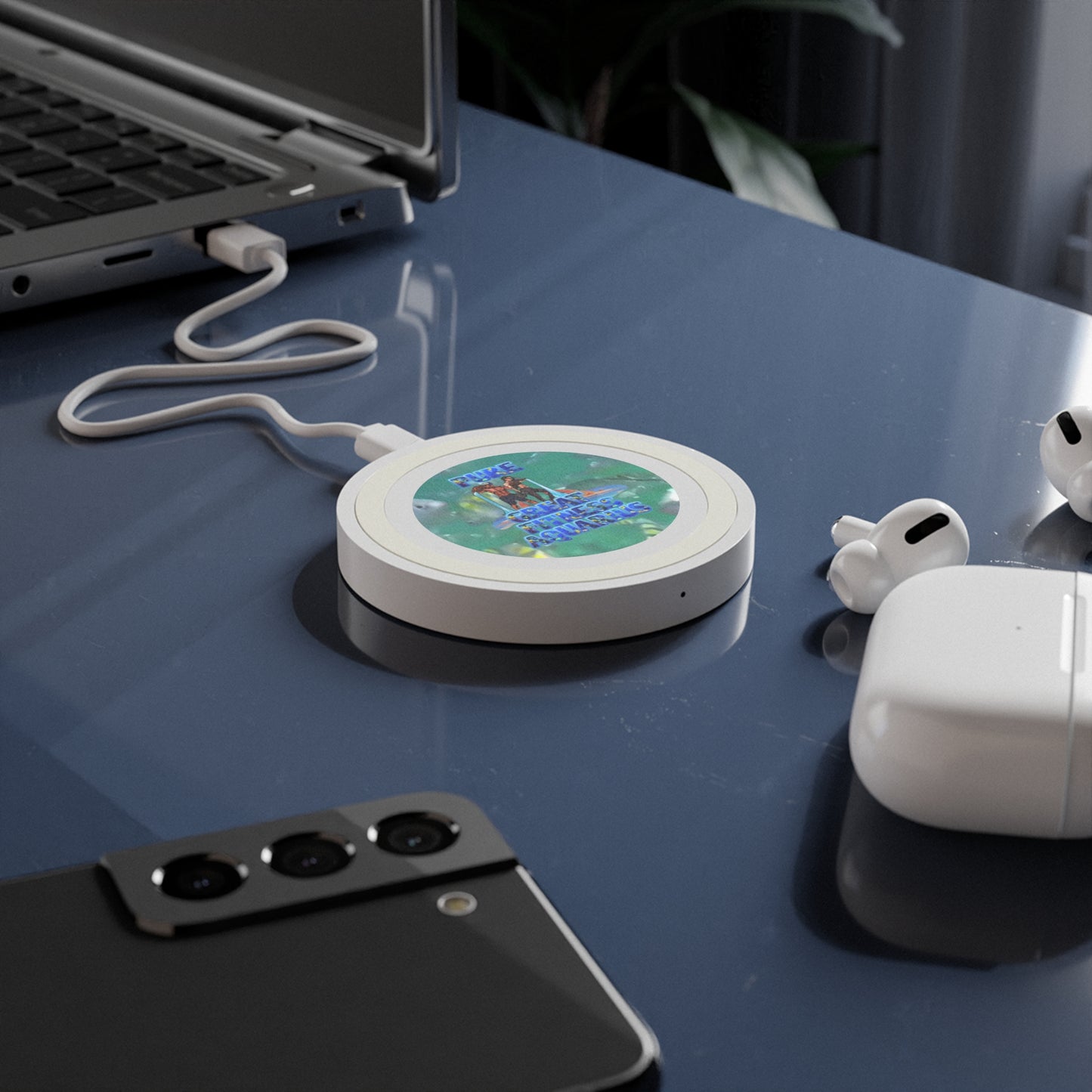 Quake Wireless Charging Pad Aquarius