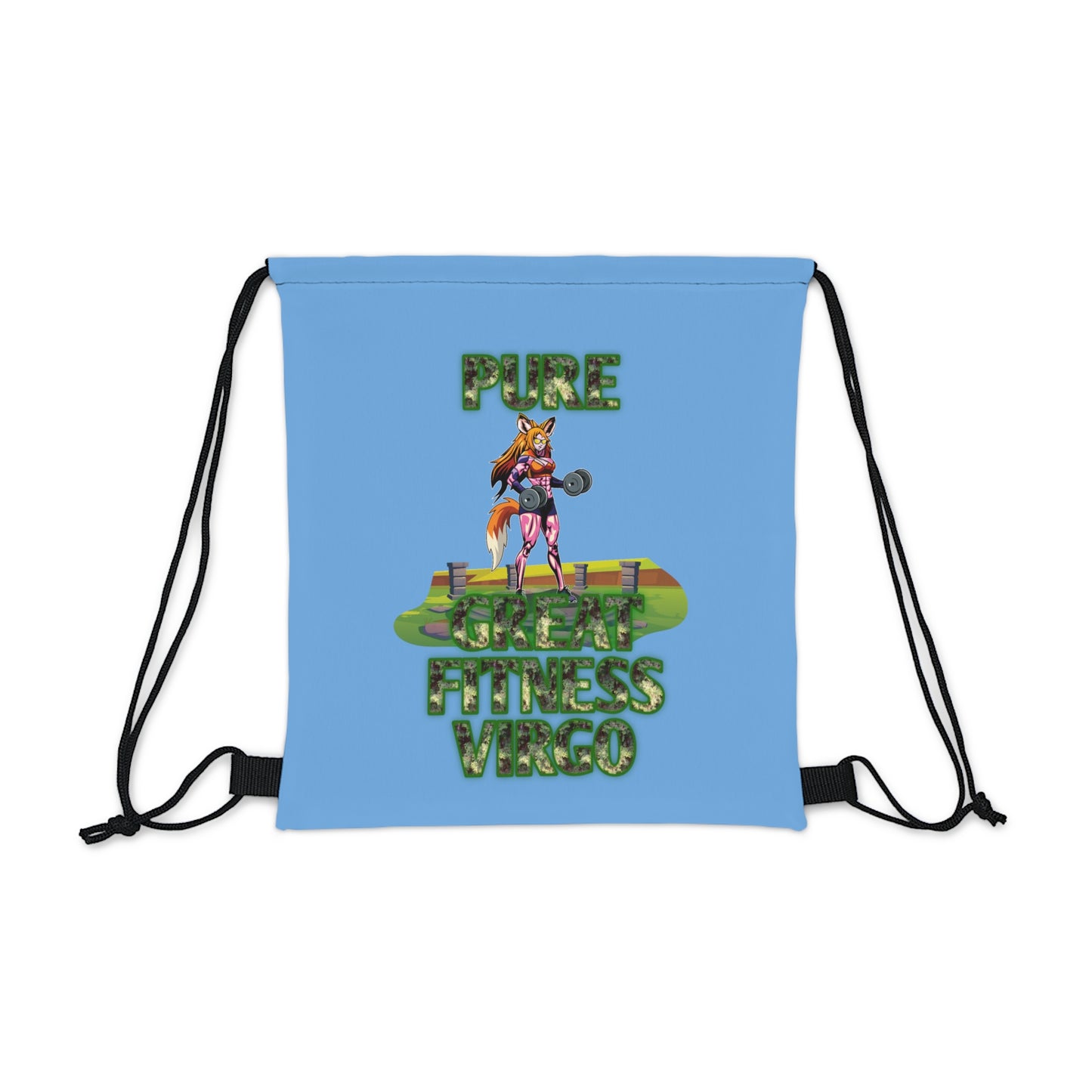 Outdoor Drawstring Bag Blue Female Virgo