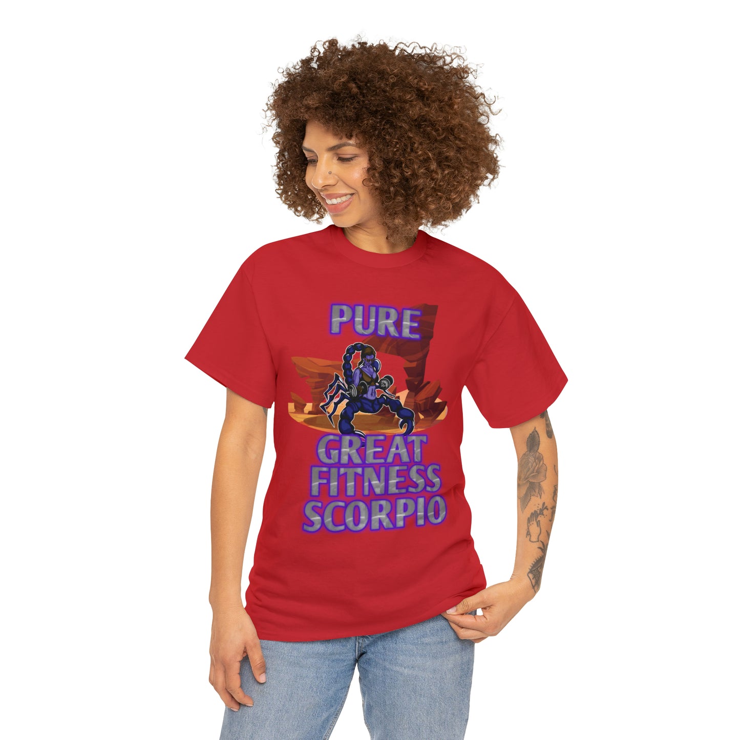 Unisex Heavy Cotton Tee Female Scorpio