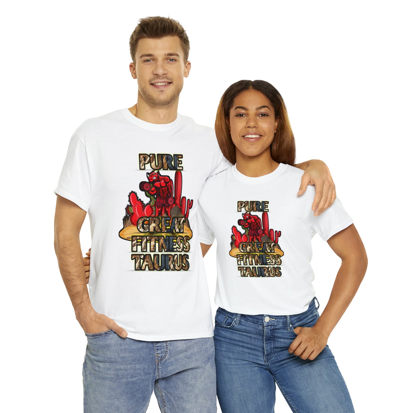 Unisex Heavy Cotton Tee Male Taurus