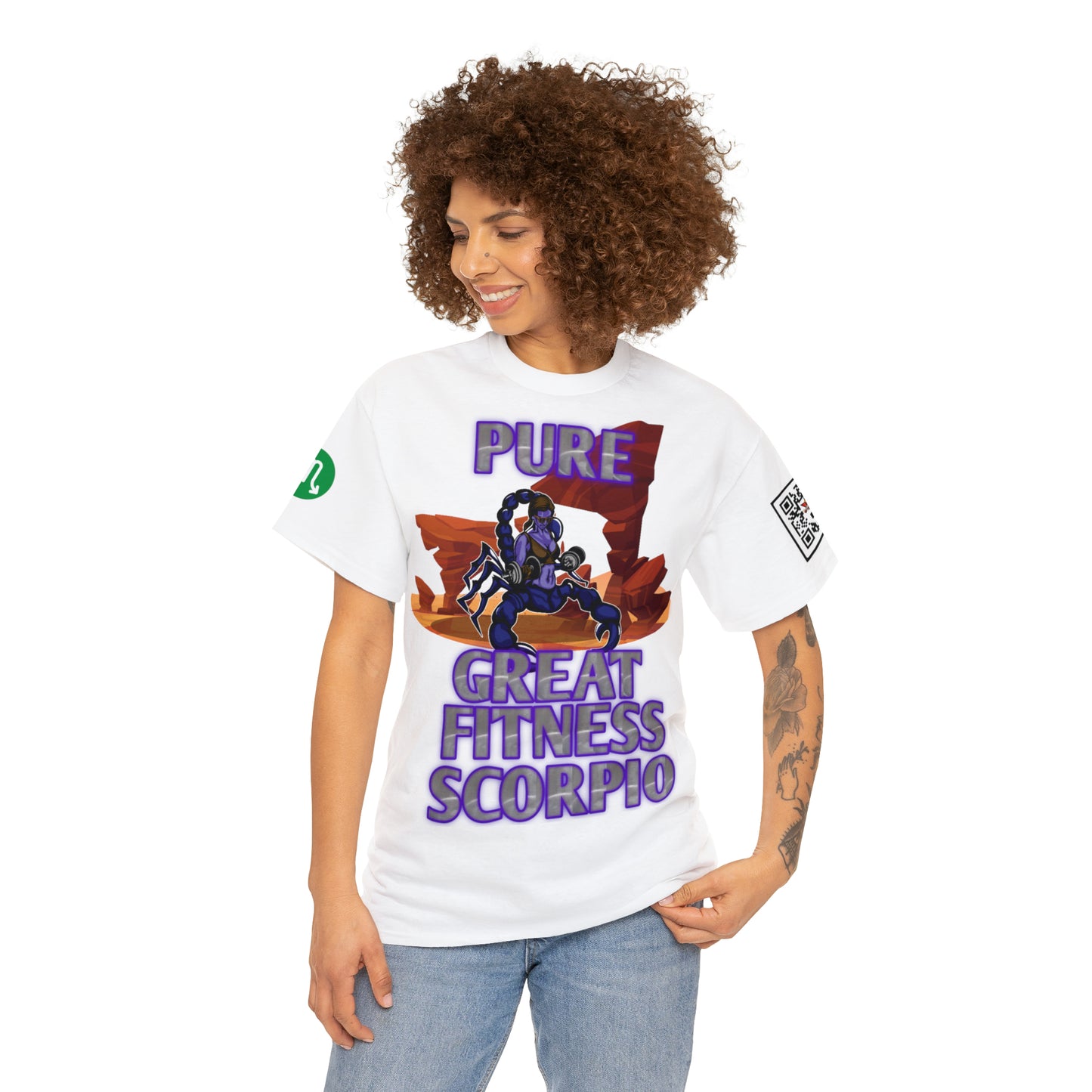 Unisex Heavy Cotton Tee Female Scorpio