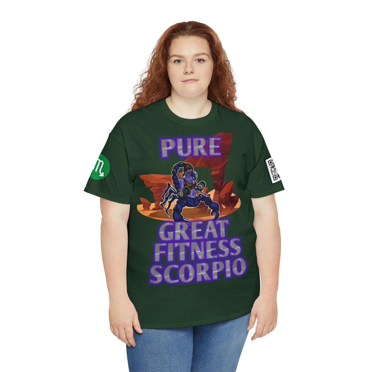 Unisex Heavy Cotton Tee Female Scorpio