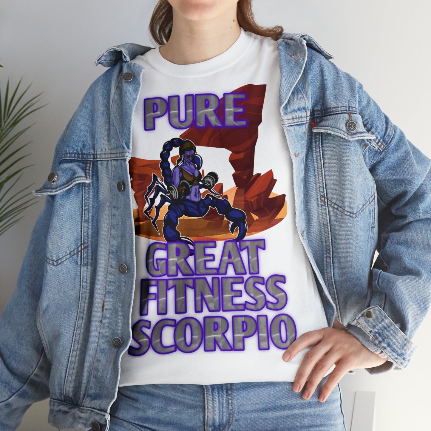 Unisex Heavy Cotton Tee Female Scorpio