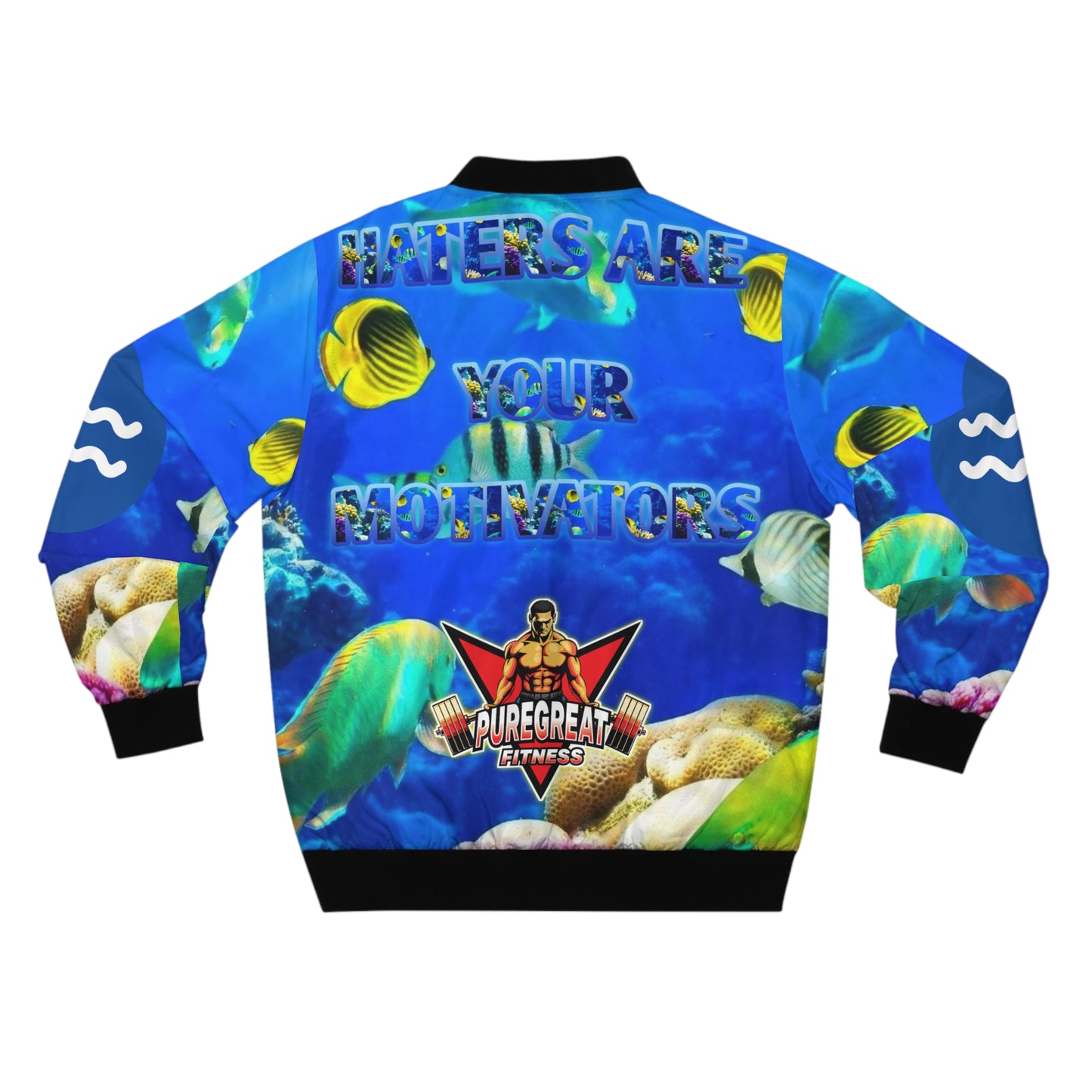 Men's Bomber Jacket Aquarius