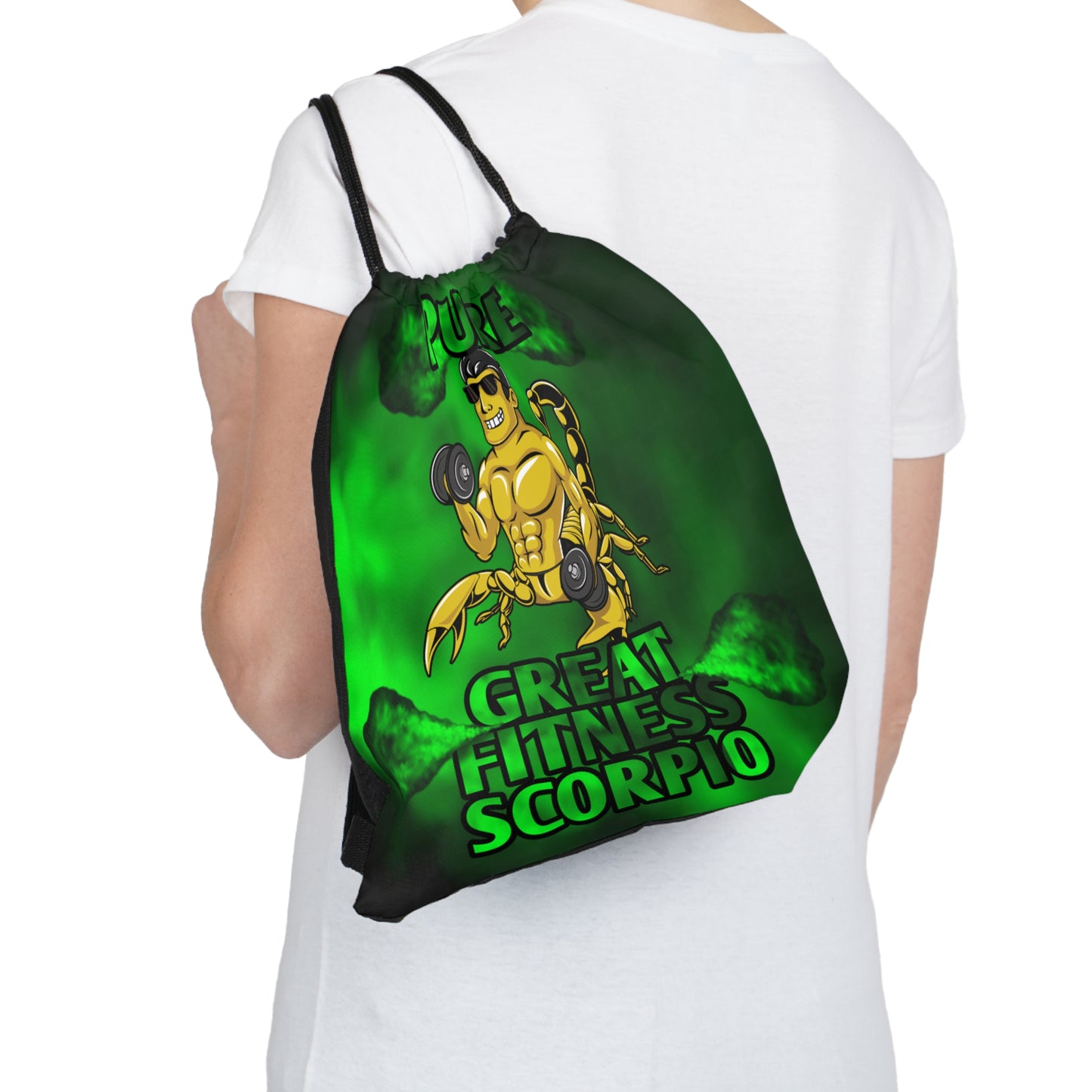 Outdoor Drawstring Bag Male Scorpio