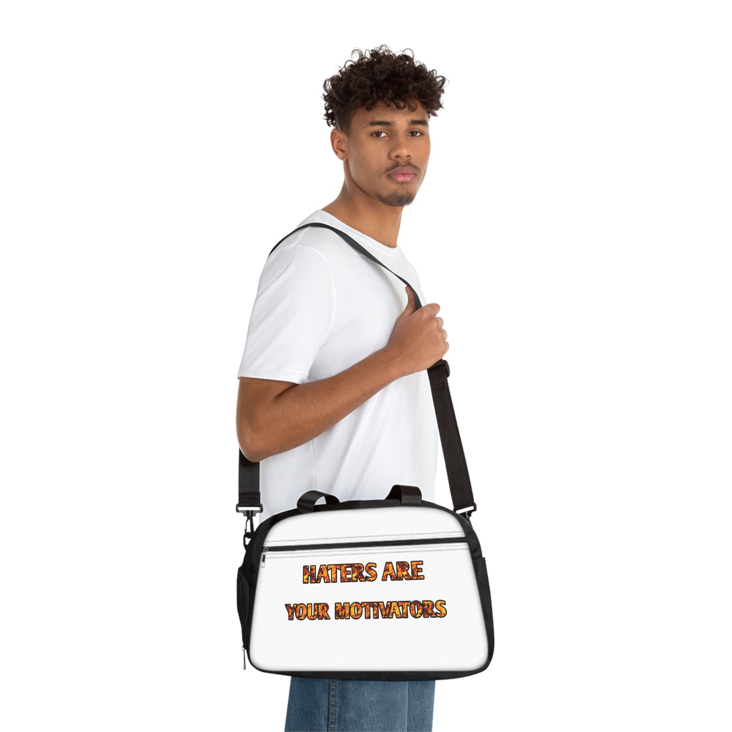 Fitness Handbag White Male Leo