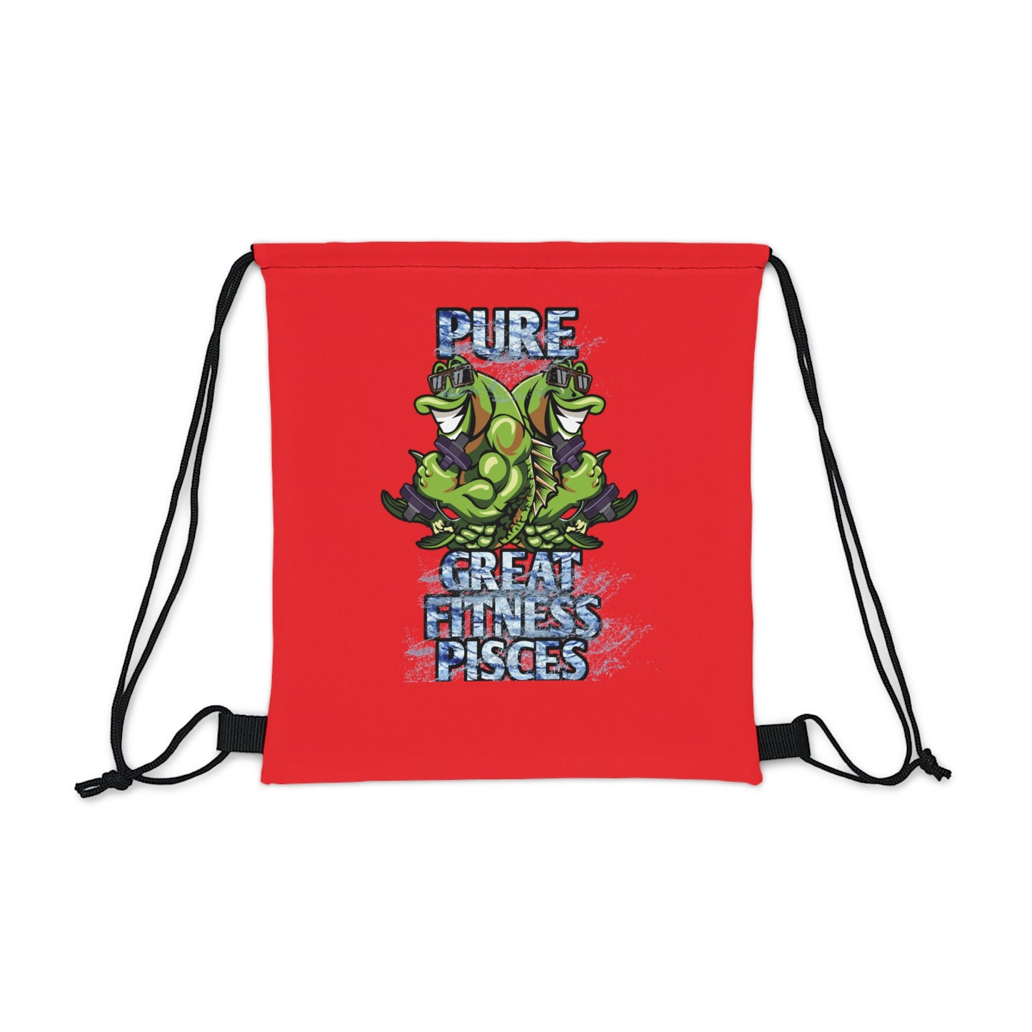 Outdoor Drawstring Bag Red Male Pisces