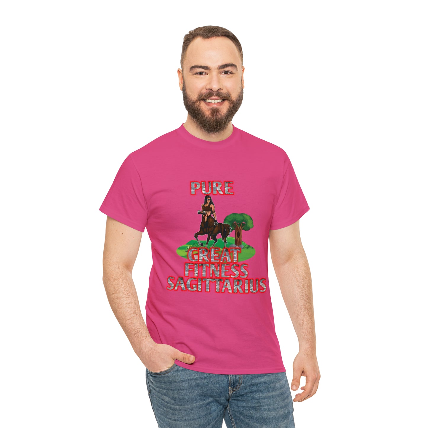 Unisex Heavy Cotton Tee Female Sagittarius