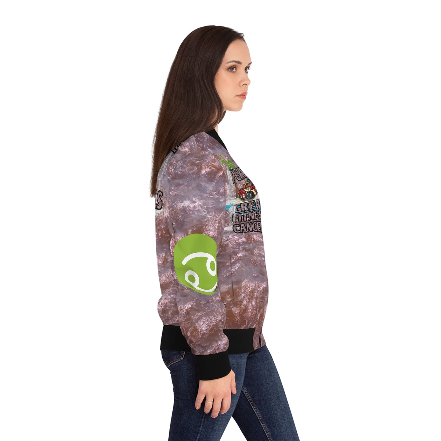 Women's Bomber Jacket Cancer