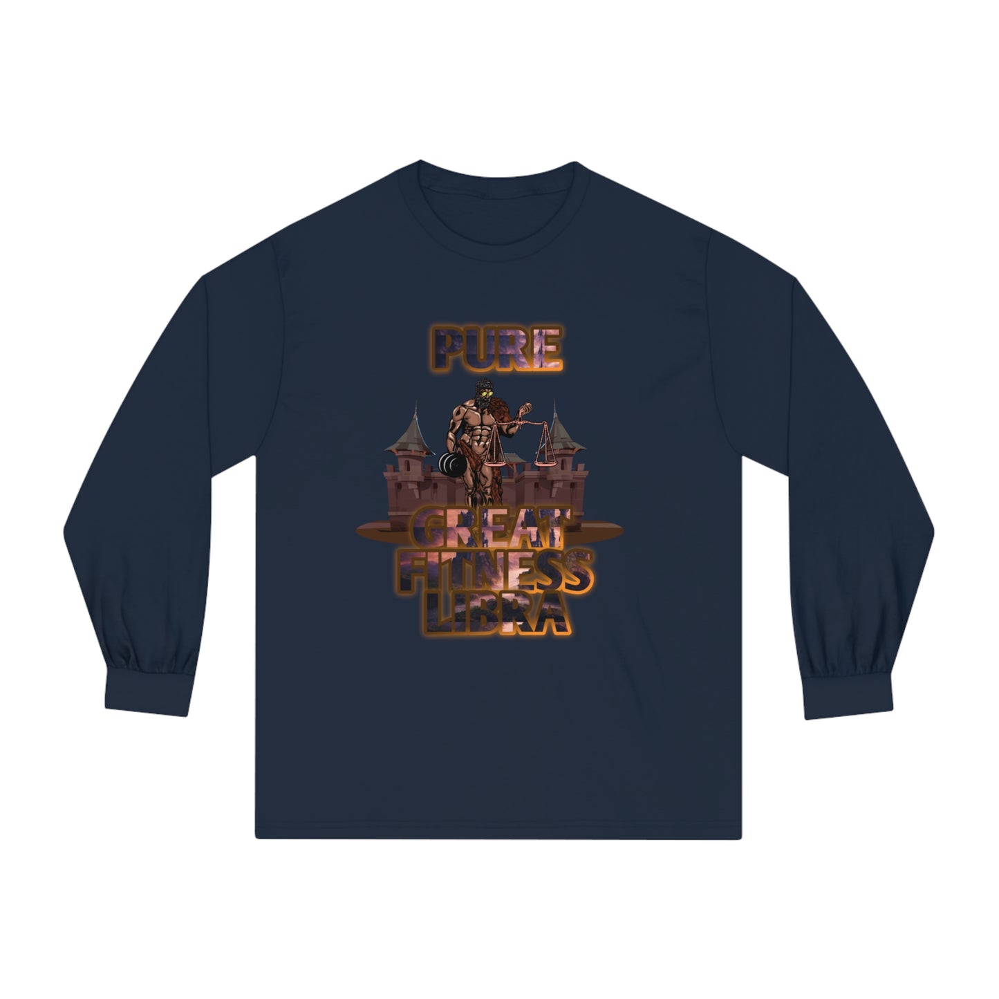 Unisex Classic Long Sleeve T-Shirt Male Libra