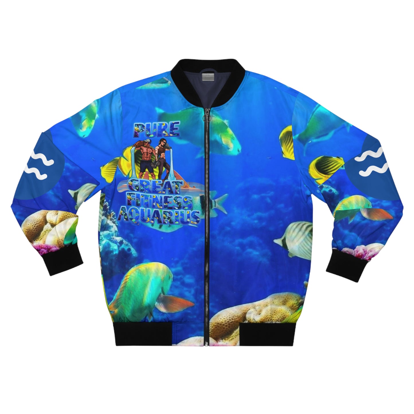 Men's Bomber Jacket Aquarius