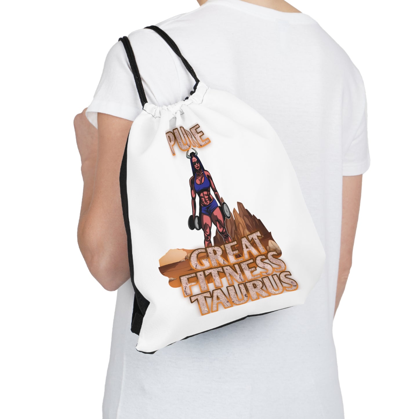 Outdoor Drawstring Bag White Female Taurus